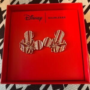 Disney x Baublebar Mickey Mouse Christmas Earrings